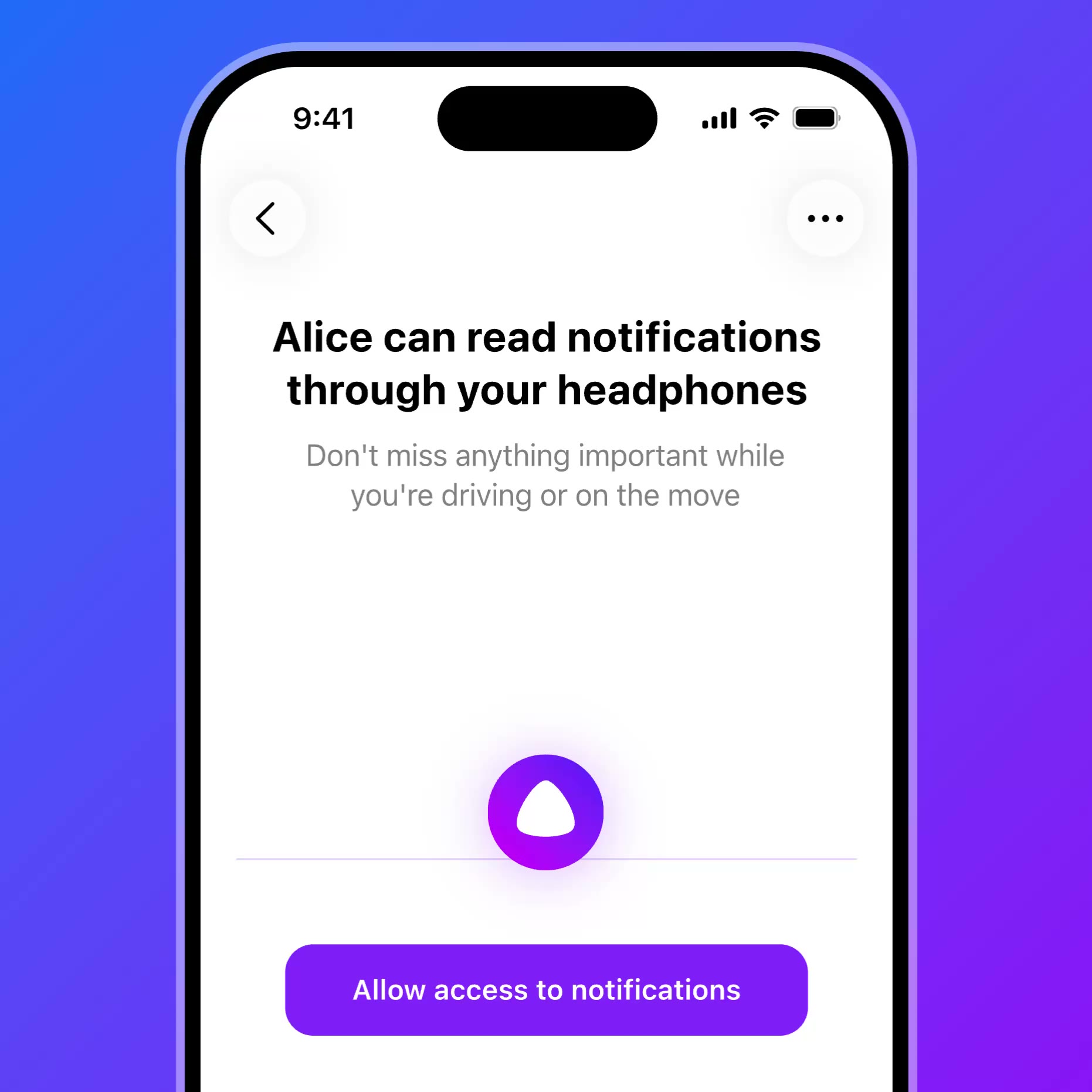 Alice Voiced Notifications — даёшь доступ к уведомлениям, и Алиса читает их вслух.